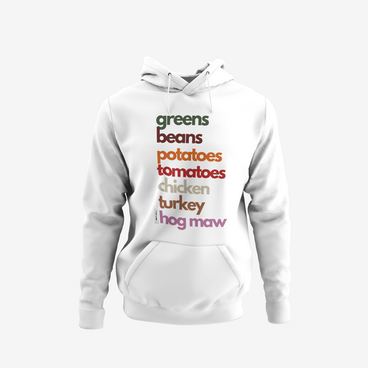 Multi-Color- Thanksgiving Spread Hoodie - Adult